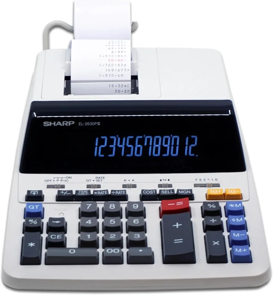 desktop calculator for business accounting office work