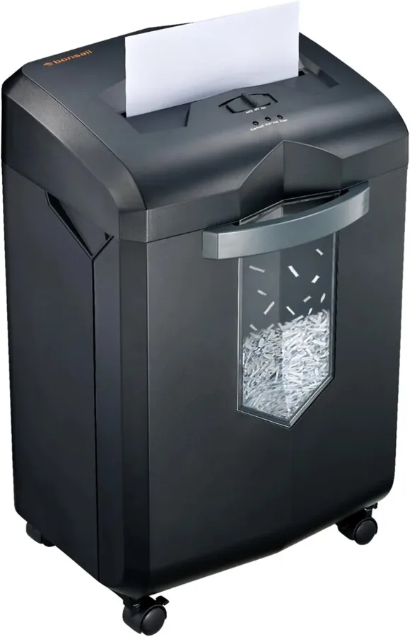 small business paper shredder workspace